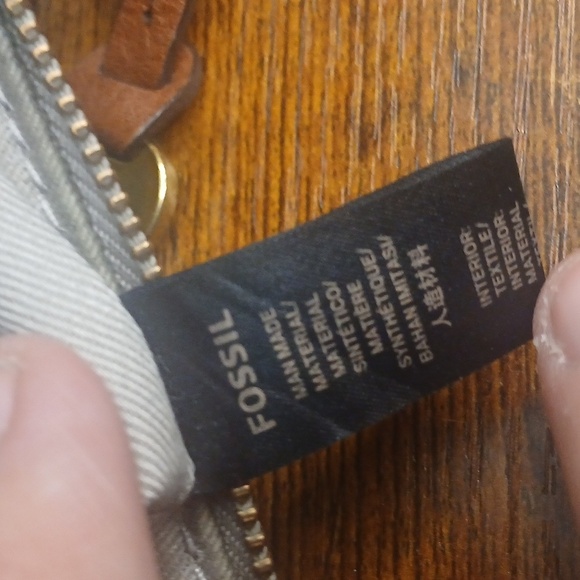 FIRM!!!! Fossil Women's Beige Plaid Shoulder Bag - Picture 9 of 17